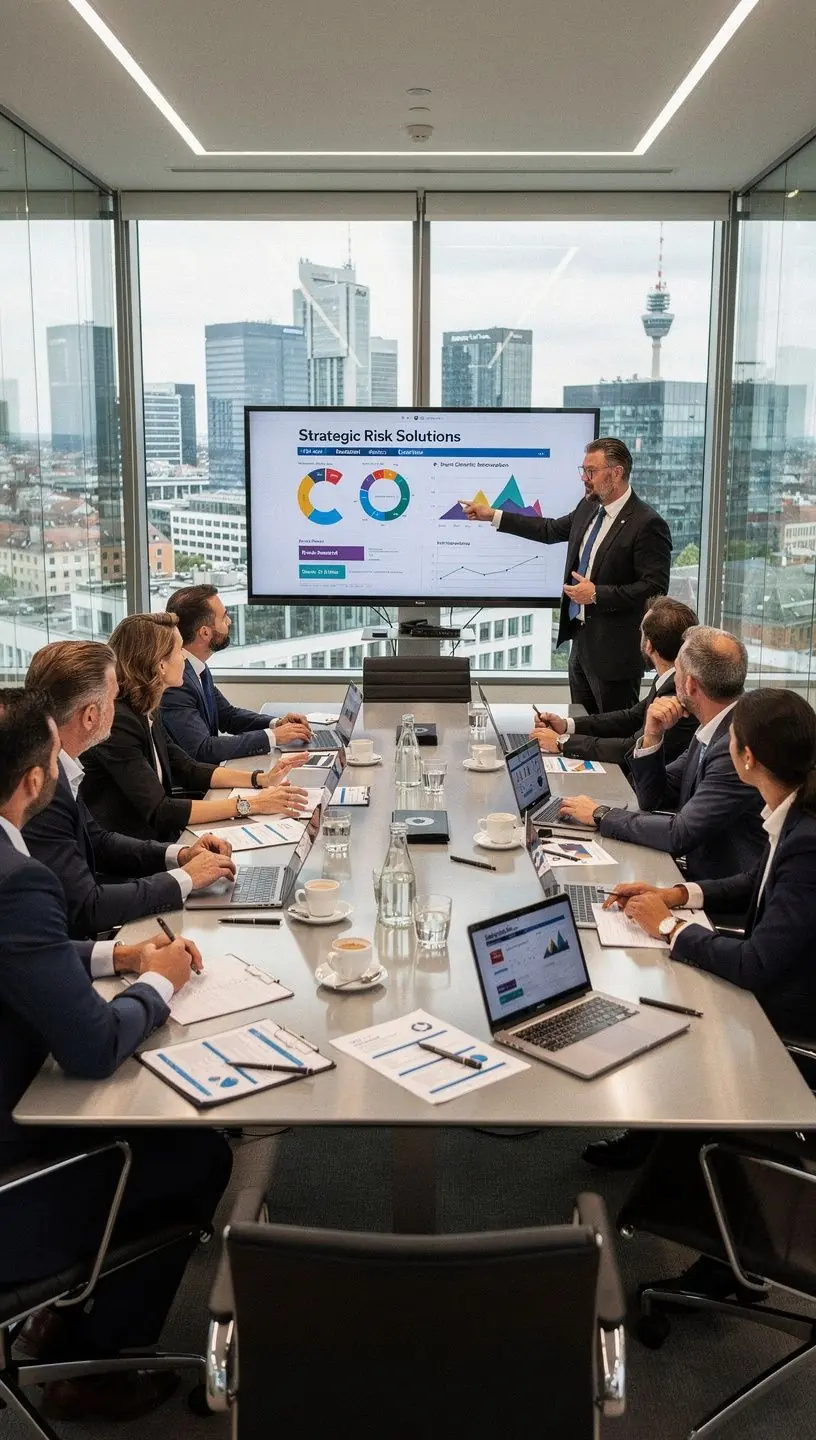 Ruhige Büroumgebung mit Fokus auf persönliche und transparente Versicherungsberatung.